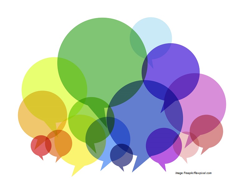Illustration of speech bubbles
